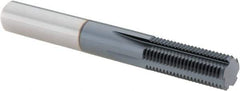 Vargus - 7/16-28 Thread, 5/16" Shank Diam, TiAlN Coating, Solid Carbide Straight Flute Thread Mill - 5 Flutes, 2.48" OAL, 7/16" Min Noml Diameter - Best Tool & Supply