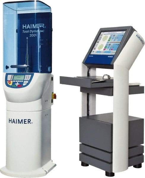 HAIMER - 43" Long x 32" Wide x 32" High, 32" Diam Capacity, 120V Power Source, Balancing Machine - 30" Height Measuring Capacity, HSK, SK, BT, CAT, BBT, Capto, KM - Best Tool & Supply