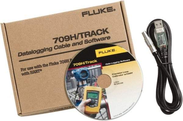 Fluke - Black/Yellow Electrical Test Equipment Software & Cable - Use with Fluke 709H Loop Calibrators - Best Tool & Supply