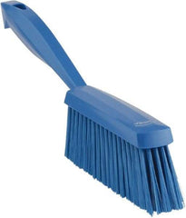 Vikan - 14" OAL, Polyester Staple Set Bench Brush - 2" Bristle Length, 6-3/8" Long Head, Blue - Best Tool & Supply