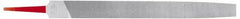 Simonds File - 12" Long, Smooth Cut, Mill American-Pattern File - Single Cut, Tang - Best Tool & Supply