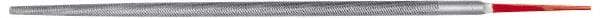 Simonds File - 10" Long, Second Cut, Round American-Pattern File - Double Cut, Tang - Best Tool & Supply