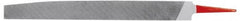 Simonds File - 6" Long, Smooth Cut, Knife American-Pattern File - Double Cut, Tang - Best Tool & Supply