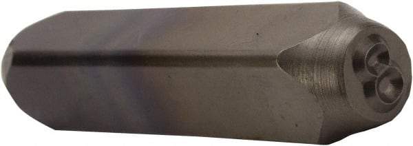 C.H. Hanson - 5/8" Character Size, 8 Character, Heavy Duty Individual Steel Stamp - Best Tool & Supply