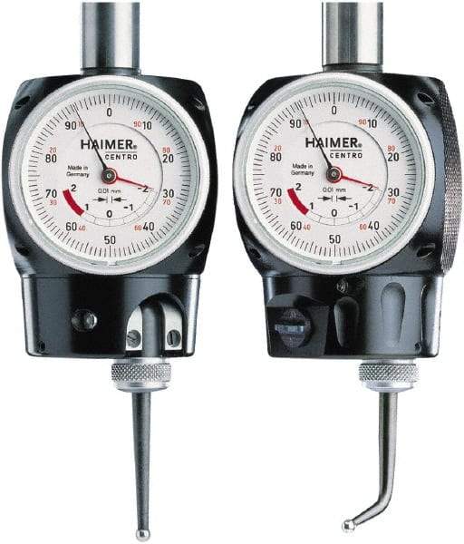 HAIMER - Positioning Indicators Type: Dial Positioning Indicator Point Diameter (mm): 5.00 - Best Tool & Supply