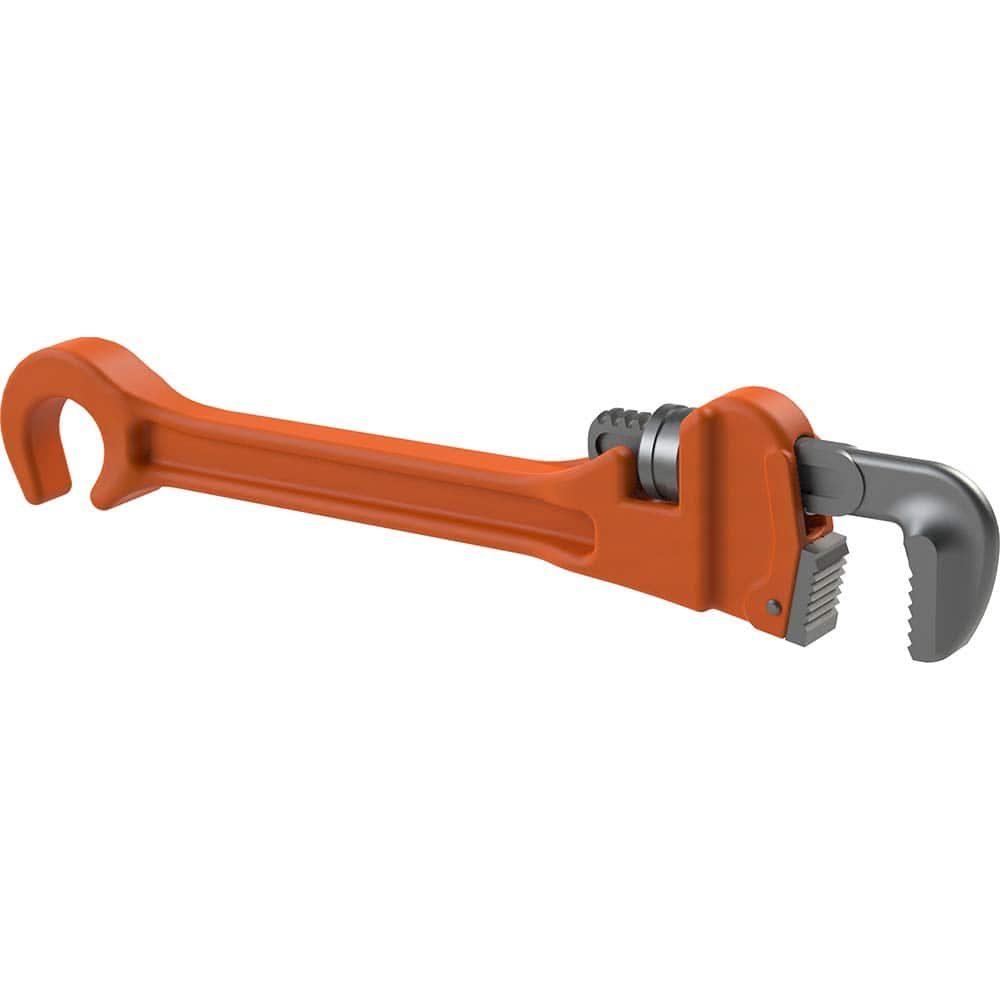 Petol - Pipe Wrenches; Type: Pipe Wrench ; Maximum Pipe Capacity (Inch): 1.5 ; Overall Length (Inch): 10 ; Material: Aluminum - Exact Industrial Supply