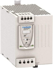 Schneider Electric - 480 Watt, 20 Amp, 380 to 500 VAC Input, 24 VDC Output, DIN Rail Power Supply - Screw Connection, 165mm Wide x 155mm Deep x 143mm High, 92-100% Efficiency, Green LED Output, Red LED Output - Best Tool & Supply