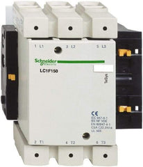 Schneider Electric - 3 Pole, 24 Coil VAC, 250 Amp at 440 VAC, Nonreversible IEC Contactor - Bureau Veritas, CCC, CSA, DNV, EN/IEC 60947-1, EN/IEC 60947-4-1, GL, JEM 1038, LROS, RINA, RMRoS, RoHS Compliant, UL Listed - Best Tool & Supply