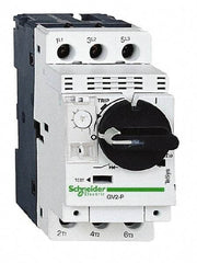 Schneider Electric - 32 Amp, 690 VAC at 50/60 Hz, 3 Pole, Bolt On, Clip Motor Circuit Breaker - Thermal Magnetic Trip, Multiple Breaking Capacity Ratings, 97mm Deep x 89mm High x 45mm Wide - Best Tool & Supply