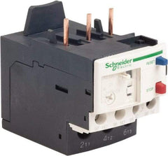 Schneider Electric - 3 Pole, NEMA Size 0-1, 16 to 24 Amp, 690 VAC, Thermal NEMA Overload Relay - Trip Class 20, For Use with LC1D18, LC1D25, LC1D32 and LC1D38 - Best Tool & Supply