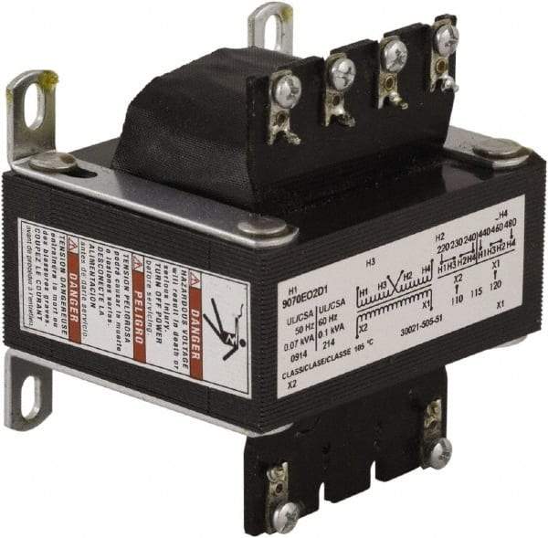 Square D - 1 Phase, 500 VA, Control Transformer - Best Tool & Supply