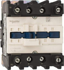 Schneider Electric - 4 Pole, 120 Coil VAC at 60 Hz, 80 Amp at 440 VAC, Nonreversible IEC Contactor - Bureau Veritas, CCC, CSA, CSA C22.2 No. 14, DNV, EN/IEC 60947-4-1, EN/IEC 60947-5-1, GL, GOST, LROS, RINA, RoHS Compliant, UL 508, UL Listed - Best Tool & Supply