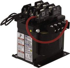 Square D - 350 VA, Top Mount Fuse Block Control Transformer - 50/60 Hz, 5.11 Inch Deep x 5.13 Inch High - Best Tool & Supply