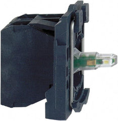 Schneider Electric - 24 V White Lens LED Indicating Light - Screw Clamp Connector, Vibration Resistant - Best Tool & Supply