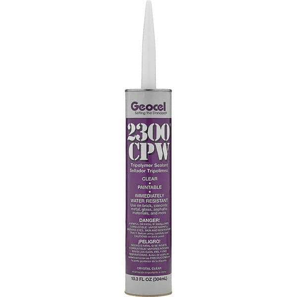 Geocel - 10.3 oz Tube Clear Tripolymer Sealant - Outdoor - Best Tool & Supply