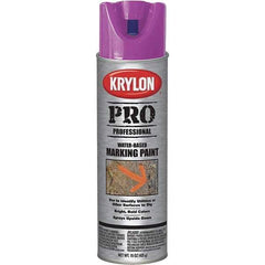 Krylon - 15 fl oz Purple Marking Paint - Water Base Formula - Best Tool & Supply