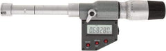 SPI - 0.65" to 0.8", IP65, Carbide Face Chrome Plated Finish, Electronic Inside Micrometer - 0.00005" Resolution, 0.00016" Accuracy, 80" Gage Depth - Best Tool & Supply