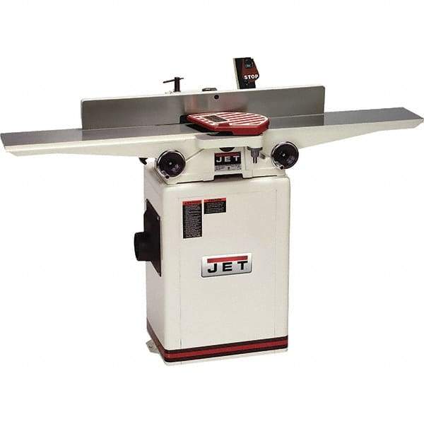 Jet - 6,000 RPM, 6-1/2" Cutting Width, 1/2" Cutting Depth, Jointer - 3-7/8" Fence Height, 32-3/8" Fence Length, 1 hp - Best Tool & Supply