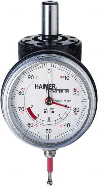 HAIMER - Positioning Indicators Type: Dial Positioning Indicator Point Diameter (mm): 4.00 - Best Tool & Supply