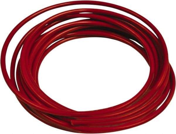 Acorn Engineering - 0.065" ID x 1/8" OD, 0.03" Wall Thickness, 10' Long, Polyethylene Tube - Red - Best Tool & Supply