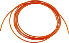 Acorn Engineering - 0.065" ID x 1/8" OD, 0.03" Wall Thickness, 10' Long, Polyethylene Tube - Orange - Best Tool & Supply