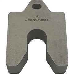 Maudlin Products - Metal Shim Stock Type: Slotted Shim Material: Stainless Steel - Best Tool & Supply