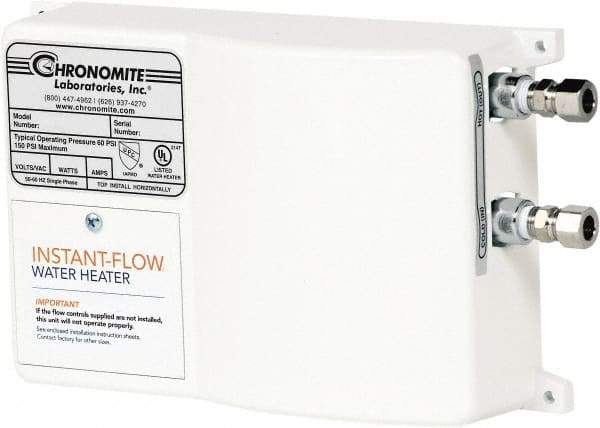 Chronomite - 277 Volt Electric Water Heater - 8.31 KW, 30 Amp, 10 Wire Gauge - Best Tool & Supply