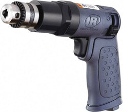 Ingersoll-Rand - 1/4" Reversible Keyed Chuck - Pistol Grip Handle, 1,875 RPM, 16.2 CFM, 0.25 hp, 90 psi - Best Tool & Supply