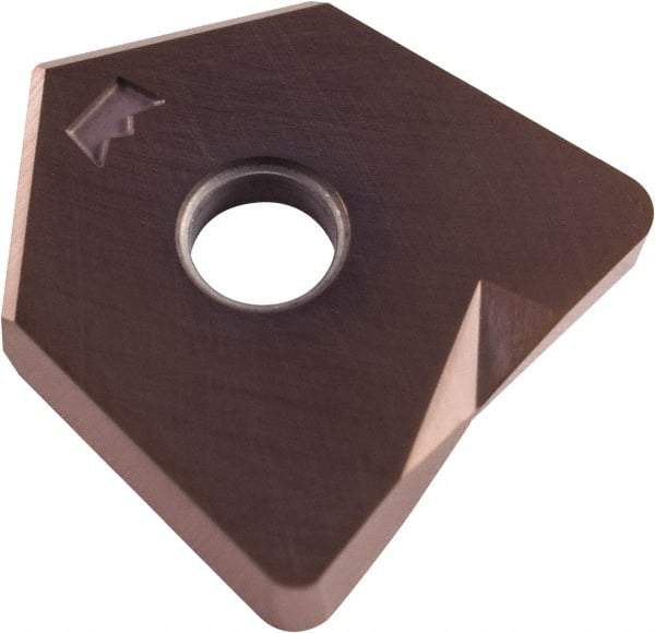 Millstar - BD-R1000 Grade CM10 Carbide Milling Insert - HSN Finish, 0.16" Thick, 1" Inscribed Circle, 1/16" Corner Radius - Best Tool & Supply