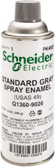 Square D - Gray, Flat, Enamel Spray Paint - Best Tool & Supply