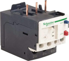 Schneider Electric - 3 Pole, NEMA Size 0-1, 9 to 13 Amp, 690 VAC, Thermal NEMA Overload Relay - Trip Class 20, For Use with LC1D12, LC1D18, LC1D25, LC1D32 and LC1D38 - Best Tool & Supply