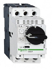 Schneider Electric - 1.60 Amp, 690 VAC at 50/60 Hz, 3 Pole, Bolt On, Clip Motor Circuit Breaker - Thermal Magnetic Trip, Multiple Breaking Capacity Ratings, 97mm Deep x 89mm High x 45mm Wide - Best Tool & Supply