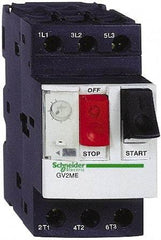 Schneider Electric - 6.30 Amp, 690 VAC at 50/60 Hz, 3 Pole, Bolt On, Clip Motor Circuit Breaker - Thermal Magnetic Trip, Multiple Breaking Capacity Ratings, 78mm Deep x 89mm High x 45mm Wide - Best Tool & Supply