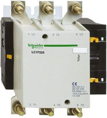 Schneider Electric - 3 Pole, 225 Amp at 440 VAC and 315 Amp at 440 VAC, Nonreversible IEC Contactor - Bureau Veritas, CCC, CSA, DNV, EN/IEC 60947-1, EN/IEC 60947-4-1, GL, JEM 1038, LROS, RINA, RMRoS, RoHS Compliant, UL Listed - Best Tool & Supply