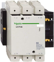 Schneider Electric - 3 Pole, 185 Amp at 440 VAC and 275 Amp at 440 VAC, Nonreversible IEC Contactor - Bureau Veritas, CCC, CSA, DNV, EN/IEC 60947-1, EN/IEC 60947-4-1, GL, JEM 1038, LROS, RINA, RMRoS, RoHS Compliant, UL Listed - Best Tool & Supply