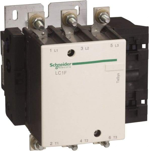 Schneider Electric - 3 Pole, 120 Coil VAC, 115 Amp at 440 VAC, Nonreversible IEC Contactor - Bureau Veritas, CCC, CSA, DNV, EN/IEC 60947-1, EN/IEC 60947-4-1, GL, JEM 1038, LROS, RINA, RMRoS, RoHS Compliant, UL Listed - Best Tool & Supply