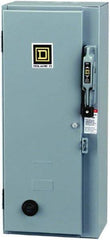 Square D - 3 Pole, 600 VAC, 18 Continuous Amp, 3 hp and 5 hp hp, Enclosed NEMA Combination Starter - NEMA 1, RoHS Compliant - Best Tool & Supply