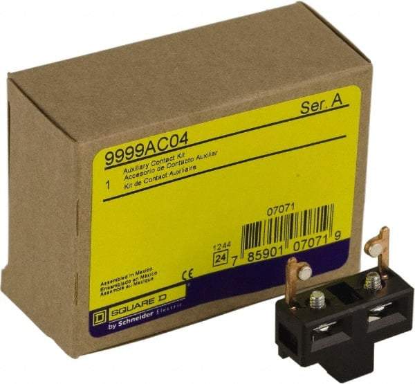 Square D - Contactor Auxiliary Contact - For Use with Motor Control Unit - Best Tool & Supply