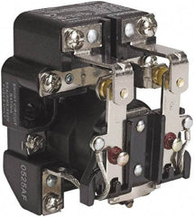 Square D - 1-1/2 hp, 10 VA Power Rating, Electromechanical Screw Clamp General Purpose Relay - 40 at 277 VAC & 5 at 600 V, DPDT, 63.6mm Wide x 58.8mm High x 79.4mm Deep - Best Tool & Supply