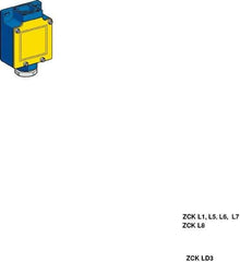 Telemecanique Sensors - 3.7 Inch Long, Metal Body, Limit Switch Body - For Use with ZCKD02, ZCKD029, ZCKD05, ZCKD06, ZCKD08, ZCKD10, ZCKD109, ZCKD15, ZCKD16, ZCKD17, ZCKD21, ZCKD219, ZCKD23, ZCKD239, ZCKD41, ZCKD59, ZCKD81, ZCKD91 - Best Tool & Supply