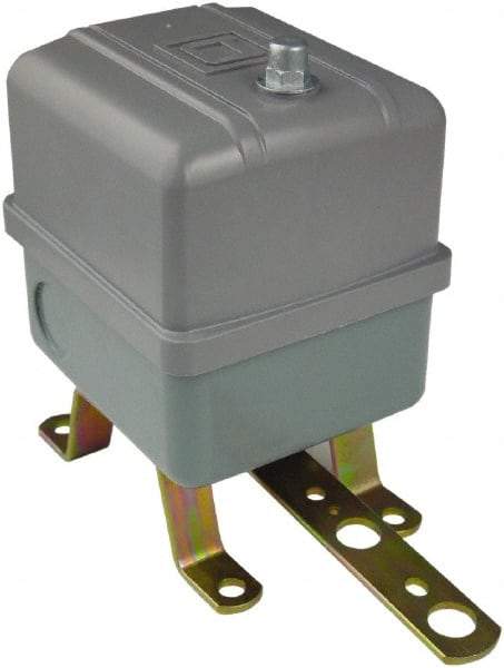 Square D - 1 NEMA Rated, DPST, Float Switch Pressure and Level Switch - 575 VAC, Line-Load-Load-Line Terminal - Best Tool & Supply