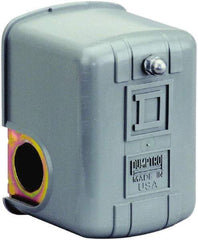 Square D - 1 and 3R NEMA Rated, 40 to 100 psi, Electromechanical Pressure and Level Switch - Fixed Pressure, 575 VAC, L1-T1, L2-T2 Terminal, For Use with Square D Pumptrol - Best Tool & Supply