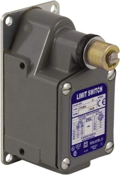 Square D - SPDT, 600 VAC, Screw Terminal, Rotary Spring Return Actuator, General Purpose Limit Switch - 1, 2, 4, 12, 13 NEMA Rating, IP67 IPR Rating - Best Tool & Supply