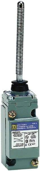 Square D - SPDT, NC/NO, 600 Volt Screw Terminal, Cat Whisker Actuator, General Purpose Limit Switch - 1, 2, 4, 6, 12, 13, 6P NEMA Rating, IP67 IPR Rating - Best Tool & Supply