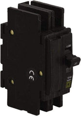 Square D - 80 Amp, 120/240 VAC, 2 Pole, DIN Rail Mounted, Flush Mount, Surface Mount Miniature Circuit Breaker - Thermal Magnetic Trip, 10 kA at 120/240 VAC Breaking Capacity, 14-2 (Aluminum), 14-2 (Copper) AWG, 74mm Deep x 103mm High x 19mm Wide - Best Tool & Supply