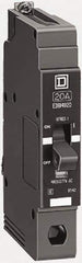 Square D - 15 Amp, 277 V, 1 Pole, Bolt On Miniature Circuit Breaker - 35 kA Breaking Capacity, 12, 14 AWG - Best Tool & Supply