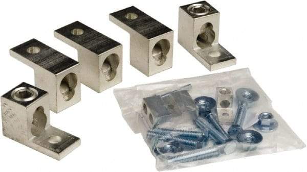 Square D - 4, 1/0, 14-1/0, 14-2/0 AWG, Mechanical Transformer Lug Kit - For Use with Single Phase Primary and Secondary Transformers, Three Phase Delta with Center Tap, Three Phase Wye Secondary Transformers - Best Tool & Supply