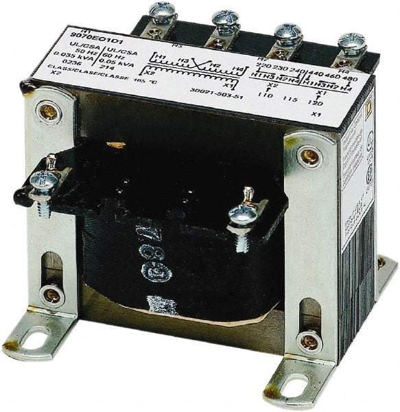 Square D - 1 Phase, 50 VA, Control Transformer - Best Tool & Supply