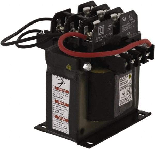 Square D - 1 Phase, 300 VA, Top Mount Fuse Block Control Transformer - Best Tool & Supply