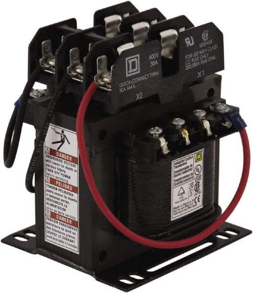 Square D - 1 Phase, 150 VA, Top Mount Fuse Block Control Transformer - Best Tool & Supply